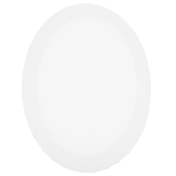 Pawsdot Small Oval Canvas Frame for Painting Lightweight White Beginner Art Tool