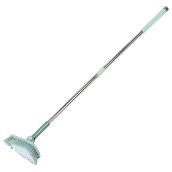 Pawsdot Triangle Pool Scrub Brush with Adjustable Pole for Deep Cleaning