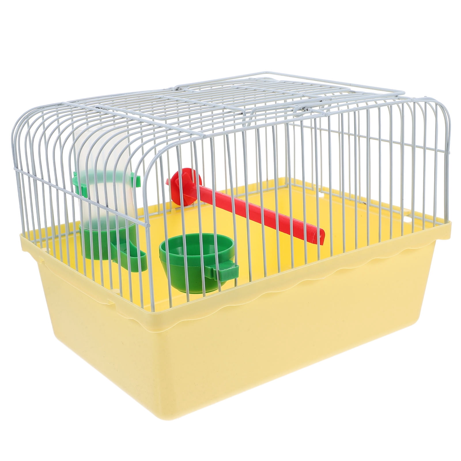 Pawsdot Portable Hamster Cage with Yellow Color for Outdoor Adventure ...