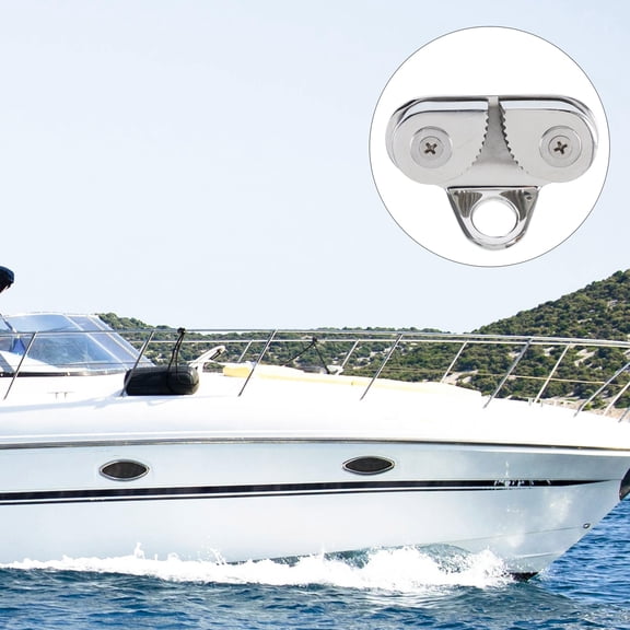 Pawsdot Boat Cam Cleat Stainless Steel 316 with Flared Entry for Easy Rope Adjustment