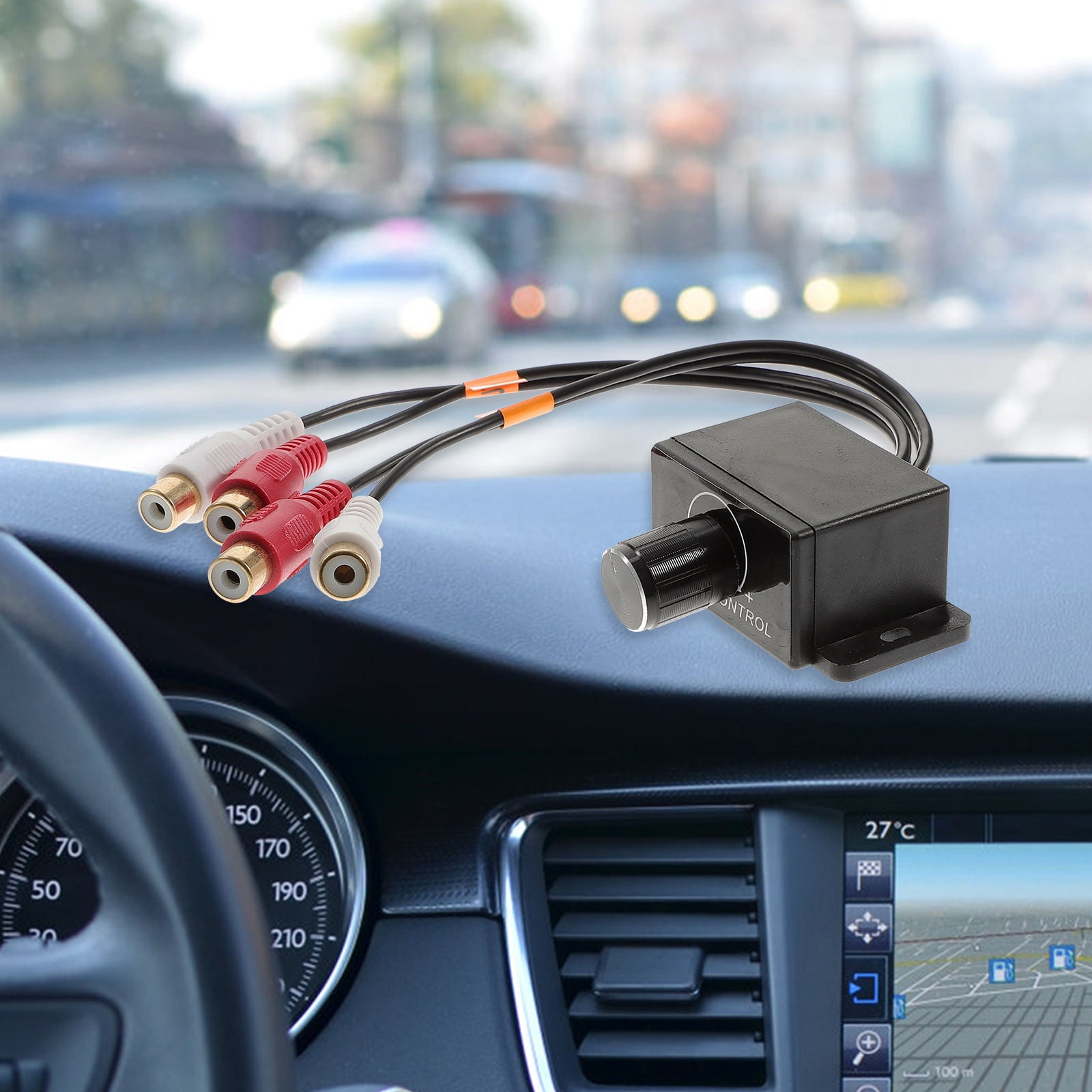 Pawsdot Remote Level Control for Car Audio Bass Gain Control Knob with ...