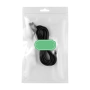 Pawsdot Car Backup Camera Extension Wire Black Durable for Dash Cam Rearview Installation