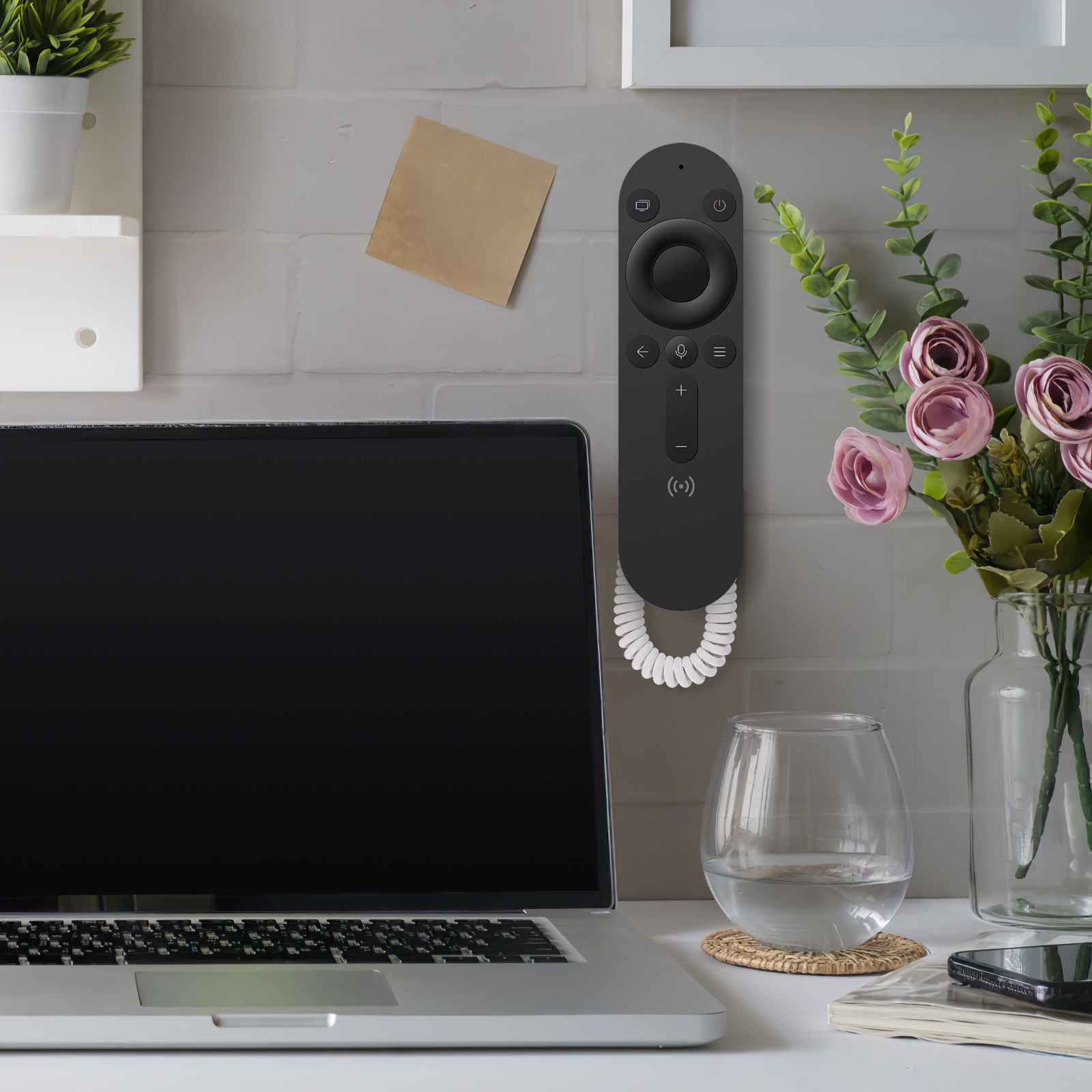 Pawsdot Retractable Remote Control Tether White Anti Lost Cable for TV ...