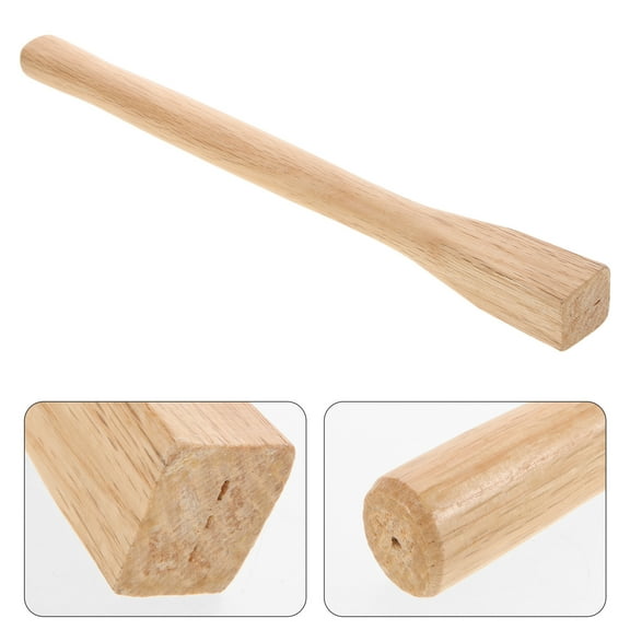 Pawsdot Short Handle Hoe Garden Tool Beige Wood 1Pack