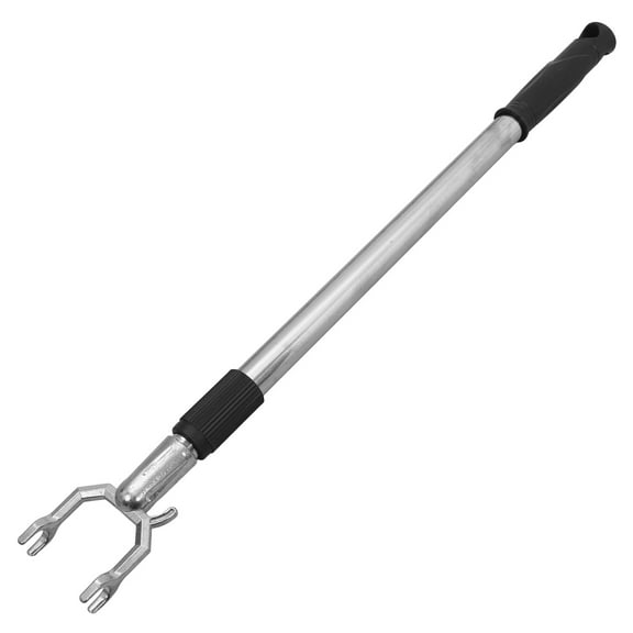 Pawsdot Black Stainless Steel Clothes Hook Pole for Ceiling Closet Clothes Hanging