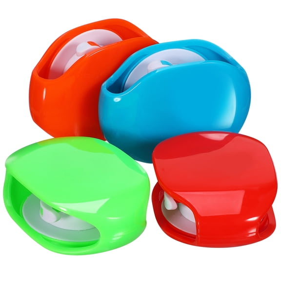 Pawsdot 4Pcs Red Automatic Cable Winder Box for Earphone and Data Cable Management