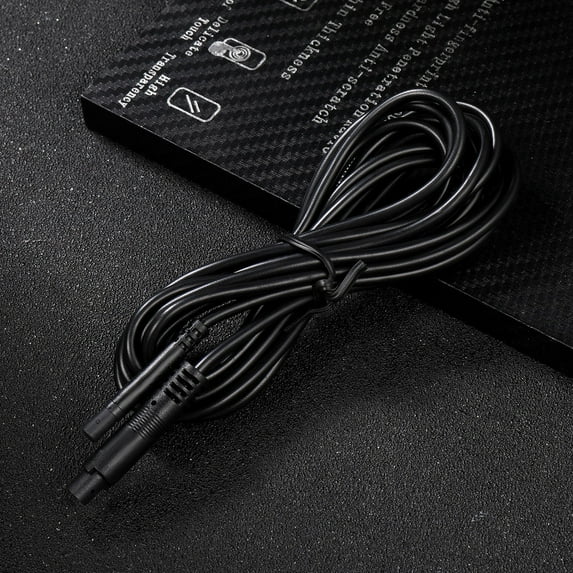 Pawsdot Black Backup Camera Cable for Car Dash Cam Rearview Extension Wire 4 Pin Resistant 12V 24V