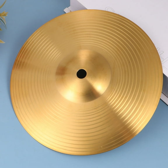 Pawsdot 1Pcs Crash Cymbal Brass for Professional Players Golden Drum Set Performance