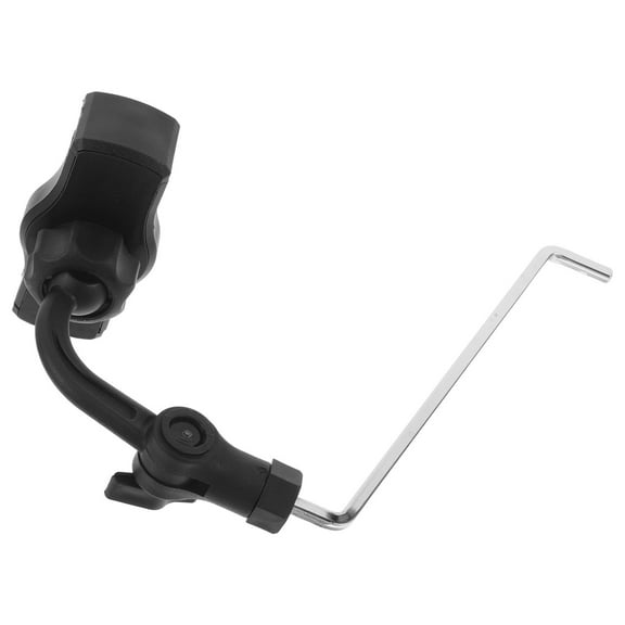 Pawsdot Black Alto Saxophone Phone Holder Adjustable Stand for Home Use Stable and Portable