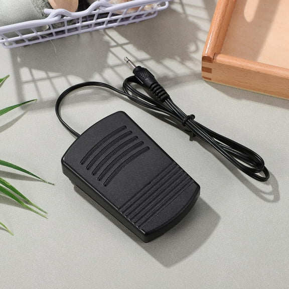 Pawsdot Handwork Sewing Foot Pedal Black Sturdy Replacement with Non Slip Base for Home