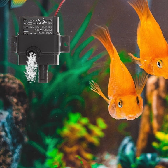 Pawsdot Compact Low-Noise Water Pump Black for Aquariums and Fountains