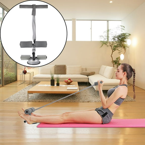 Pawsdot Grey Abdominal Curl Assist Sit-Up Bar for Floor Exercises and Push-Up Support