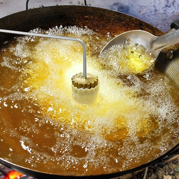 Pawsdot Golden Pancake Mold Copper Stainless Steel for Baking Use Easy Demold