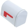 thumbnail image 1 of Pawsdot Tinplate Mailbox in White, Elegant and Practical for Outdoor Use, 1 of 7