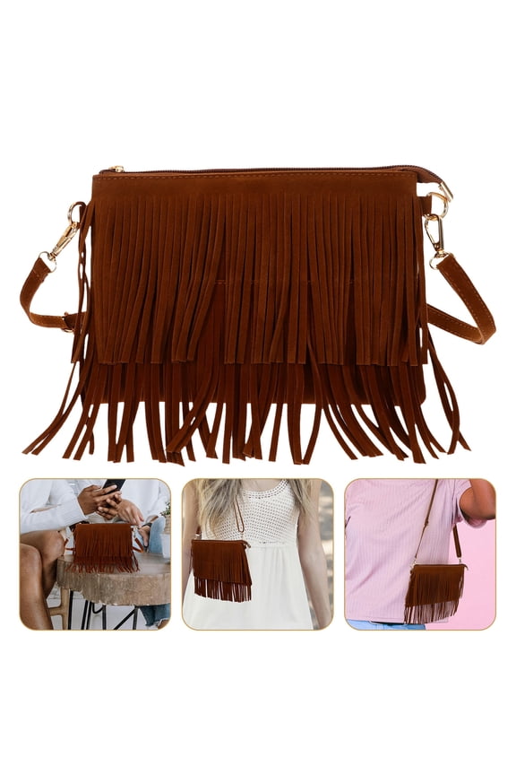 Shoulder Bag Woman Light Brown Polyester 1Set Hand Carry Women Everyday Use