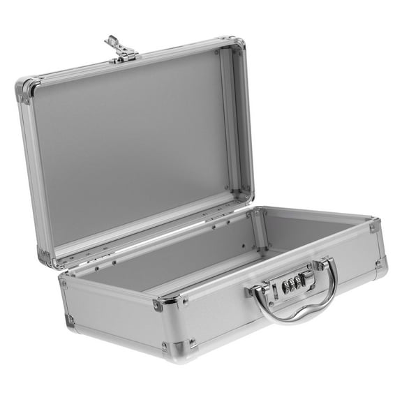 Pawsdot Metal Tools Case with Password Lock and Handle Portable Tool Storage Box for Secure Use