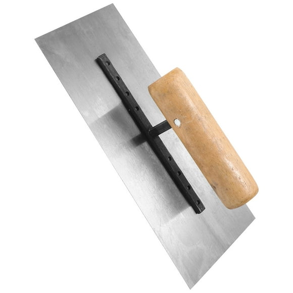 Pawsdot Stainless Steel Flat Concrete Finishing Trowel 1pc Plastering Tool Cement Drywall Tile Tool