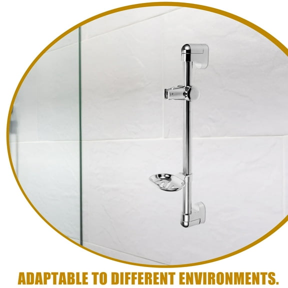 Pawsdot Stainless Steel Showerhead Bracket Shower Slide Bar 1Pcs Stable Base