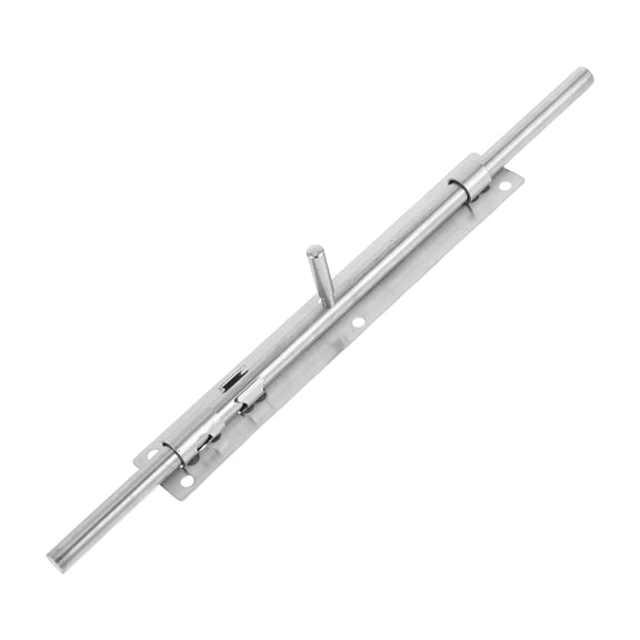 Pawsdot Durable Silver Cane Bolt for Gates Thickened Stainless Steel Home Security Hardware