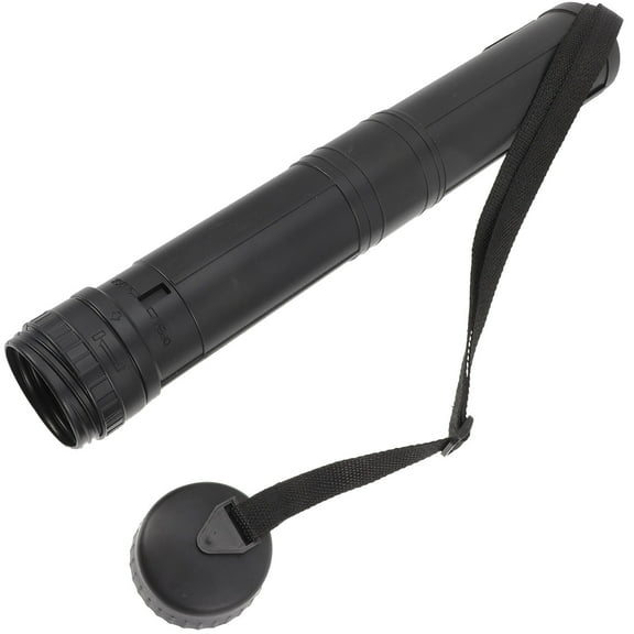Pawsdot Telescopic Drawing Tube Black Adjustable Artwork Storage and Transport Case