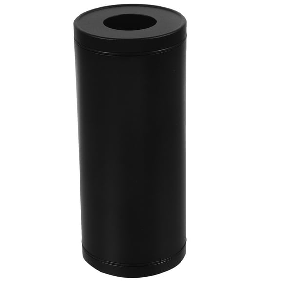 Pawsdot Tissue Box Organizer Aluminum Alloy Round Decorative Tissue Holder for Daily Driving 1Set