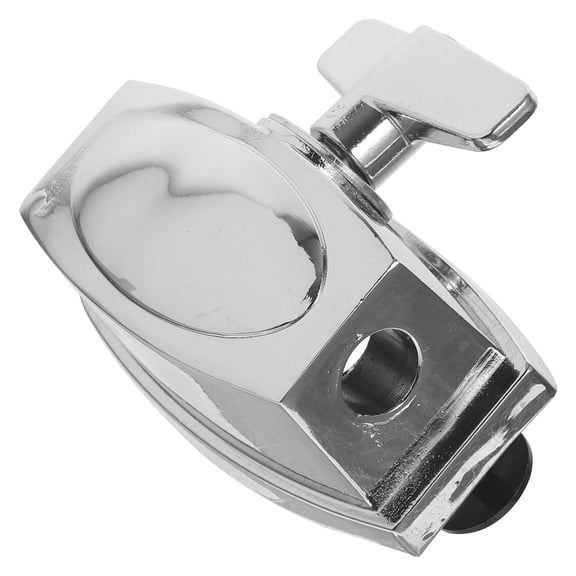 Pawsdot tom drum holder bracket floor tom drum bracket Silver Plated Iron Instrument Mounting Performance 1Pack