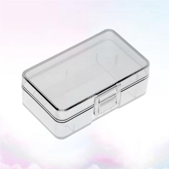 Pawsdot Battery Storage Box, Transparent PP, Small and Convenient Design, for Organizing Batteries