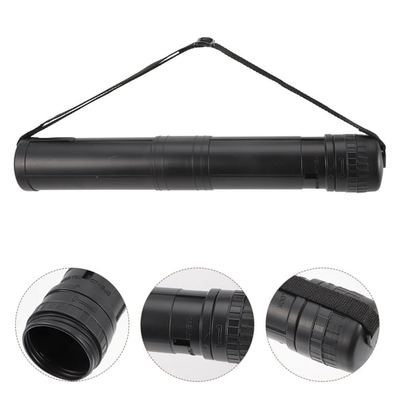 Pawsdot Portable Black Telescopic Drawing Tube for Art and Paper Protection