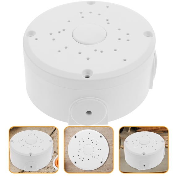 Pawsdot White Waterproof Junction Box for Outdoor Electrical Cable Storage