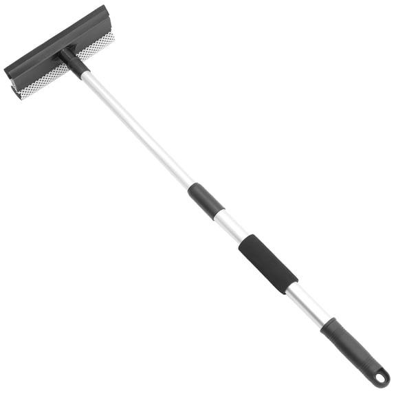 Pawsdot Extendable Handle Window Squeegee, Tpr Sponge Stainless Steel, Black, Car Windshield Cleaner