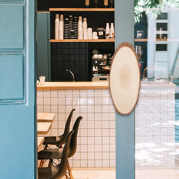 Pawsdot Lightweight Coffee Wood Rounds for Table Centerpiece and DIY Decor