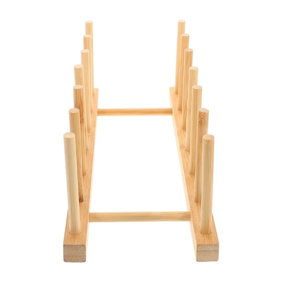 Pawsdot Beige Wooden Thread Holder Organizer for Home Sewing and Embroidery Projects