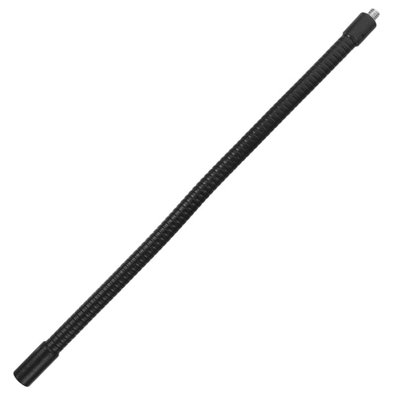 Pawsdot Adjustable Black Metal Microphone Desk Stand Extension Rod with Bendable Flexible Design