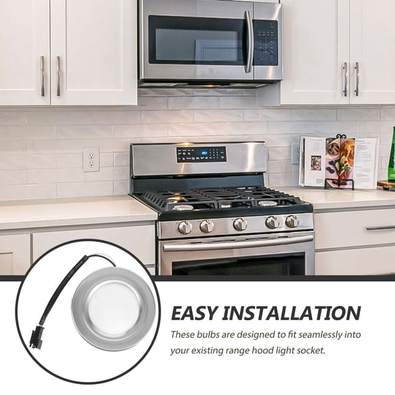 Pawsdot Vent Hood Light Bulb Replacement Silver Iron ABS 1Pcs