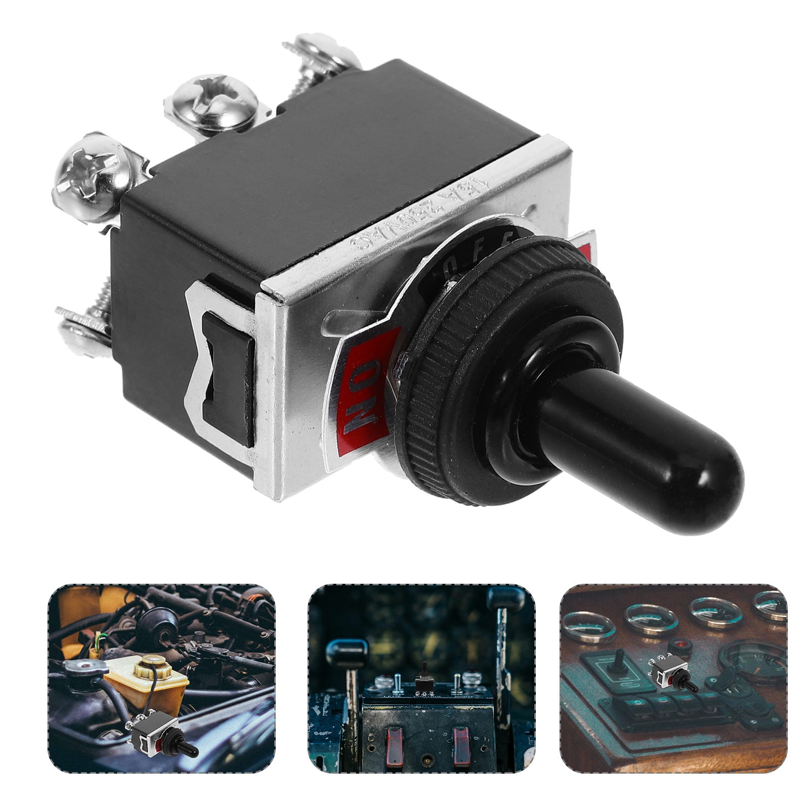 Pawsdot Waterproof DPDT Toggle Switch 203A Heavy Duty Plastic 1 Set ...