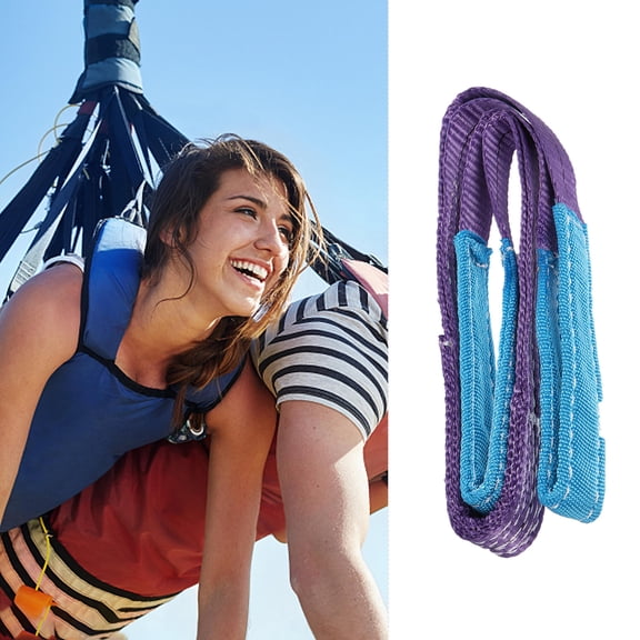 Pawsdot Lift Sling Strap Polyester Flat Lifting Belt for Construction Hoisting Assorted Color