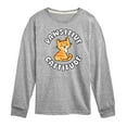 thumbnail image 1 of Pawsitive Cattitude  - Toddler And Youth Long Sleeve Graphic T-Shirt, 1 of 6
