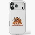 thumbnail image 1 of Pawsitively Thankful Pug Cute Fall Holiday Phone Case Compatible across iPhone 11–17 Pro Max, 1 of 2