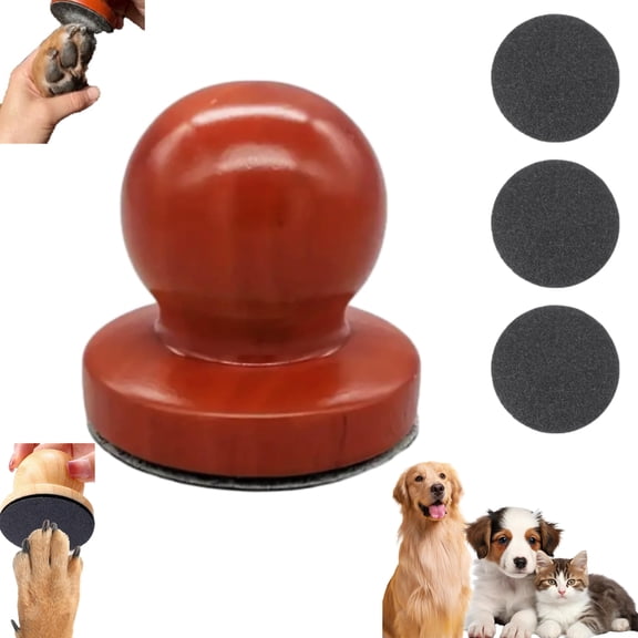 Pawsmooth Nail File, Pawsmooth Silent Dog Nail File, Pawsmooth Silent Dog Nail File with 3 Sanding Pads, Pet Nail Care Tool for Gentle and Stress-Free Claw Grooming for Dogs & Cats