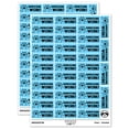 thumbnail image 1 of Pawsome Awesome Work Cat Paw Teacher Student School Sticker Set - Light Blue - Gloss Finish - 1.5" Small, 1 of 7
