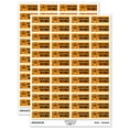 thumbnail image 1 of Pawsome Awesome Work Cat Paw Teacher Student School Sticker Set - Orange - Gloss Finish - 1.25" Mini, 1 of 7