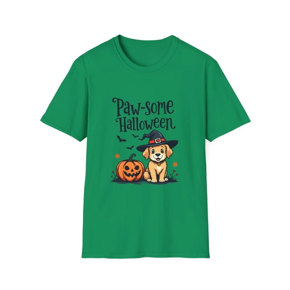 Pawsome Halloween Dog Lovers Seasonal Festive T-Shirt
