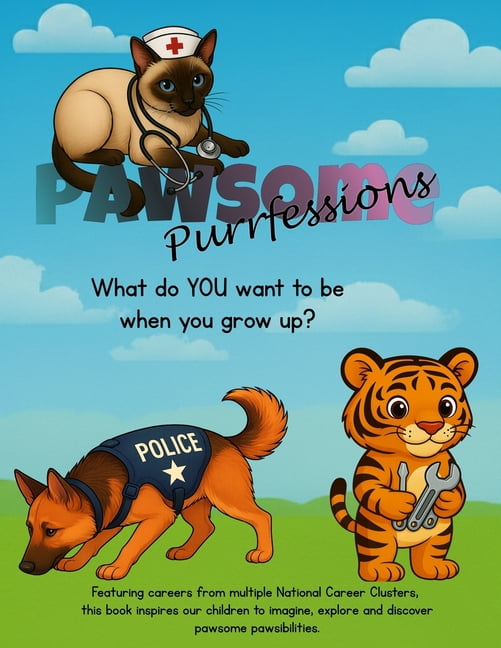 Pawsome Purrfessions: What do YOU want to be when you grow up?, (Paperback)
