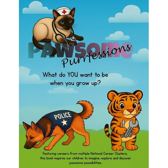 Pawsome Purrfessions: What do YOU want to be when you grow up?, (Paperback)
