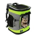thumbnail image 1 of Pawsse Pet Carrier Backpack, Green & Gray, 16"H x13.2"L x12"W, 1 of 7