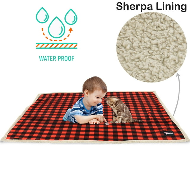 Pawsse Waterproof Pet Blanket, Pee Urine Proof Dog Blanket Cover for