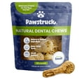 thumbnail image 1 of Pawstruck Natural Dental Chews for Small Medium Dogs & Puppies - Vet Recommended Brush Stick Treats Made in USA Breath Freshener to Improve Oral Hygiene & Clean Teeth - 30 Count - Packaging May Vary, 1 of 7