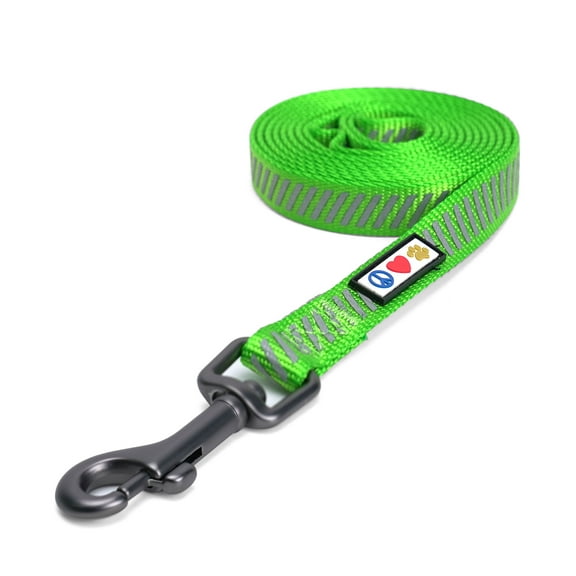 Pawtitas 6 FT Dog Leash Reflective Dog Leash Dog Training Leash Puppy Leash Green Dog Leash