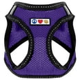 thumbnail image 1 of Pawtitas Adjustable Mesh Reflective Dog Harness XXS Purple, 1 of 9