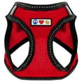 thumbnail image 1 of Pawtitas Adjustable Mesh Reflective Dog Harness XXS Red, 1 of 9